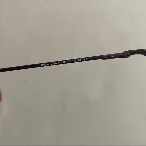 Tempo Purple Wired Eyeglasses Frames One Size - Picture 6 of 11